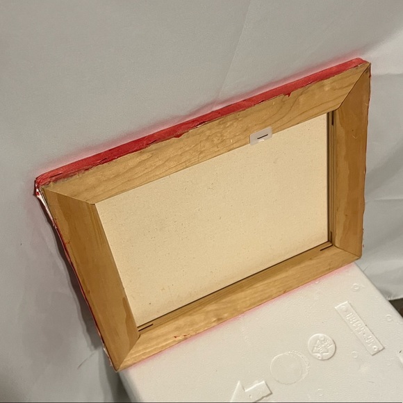 Halloween Witch Moon Folk Art Original Signed 2004 Painting Artist signed - Picture 8 of 13